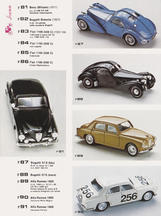 Brumm Katalog catalogo 1984