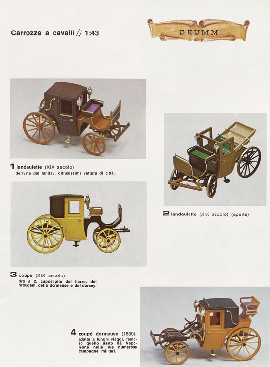 Brumm Katalog Catalogo 1977