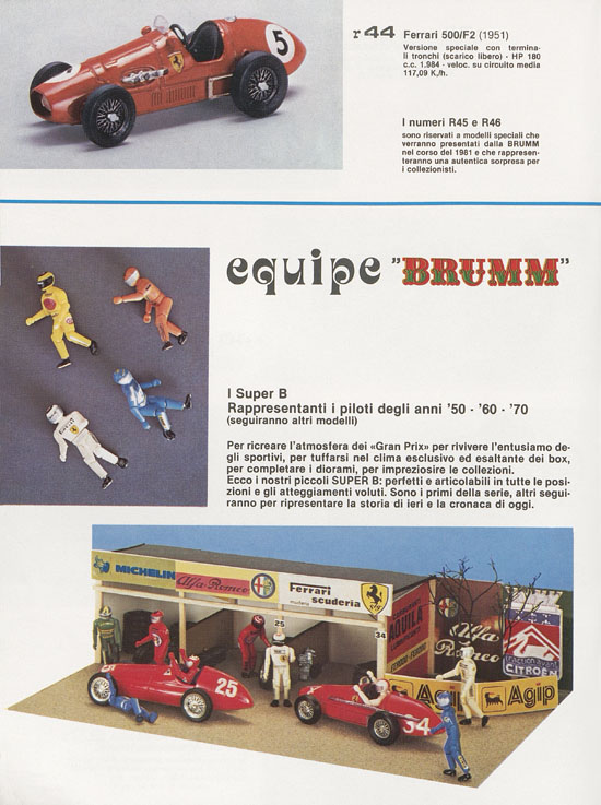 Brumm Katalog Catalogo 1981