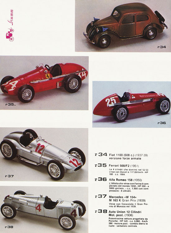 Brumm Katalog catalogo 1988