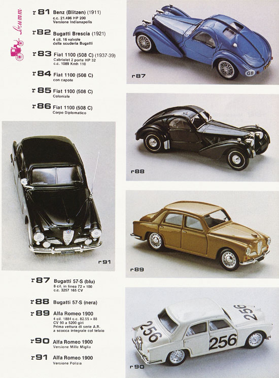 Brumm Katalog catalogo 1988