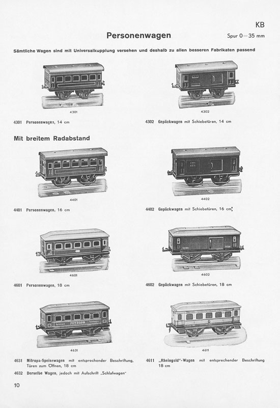 Karl Bub Spielwarenfabrik Nürnberg Katalog 1935