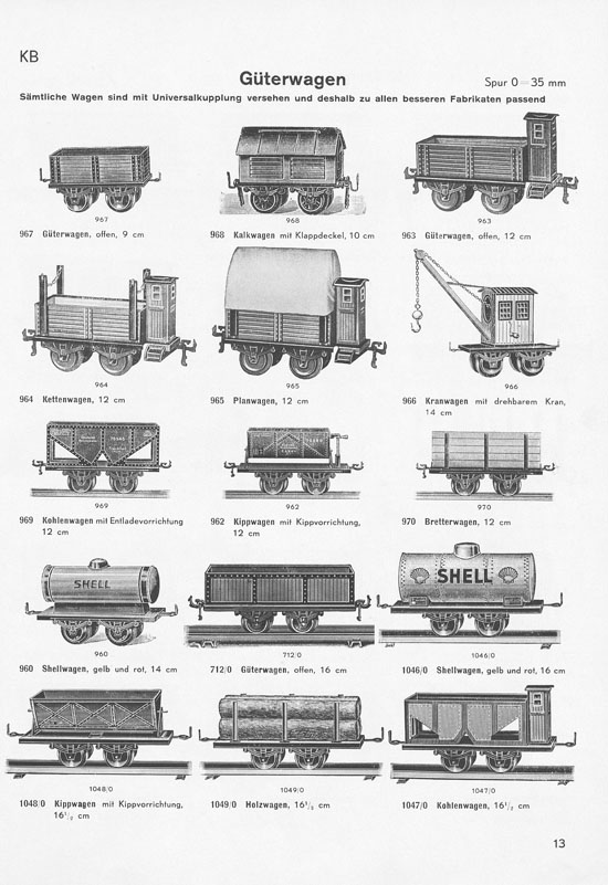 Karl Bub Spielwarenfabrik Nürnberg Katalog 1935