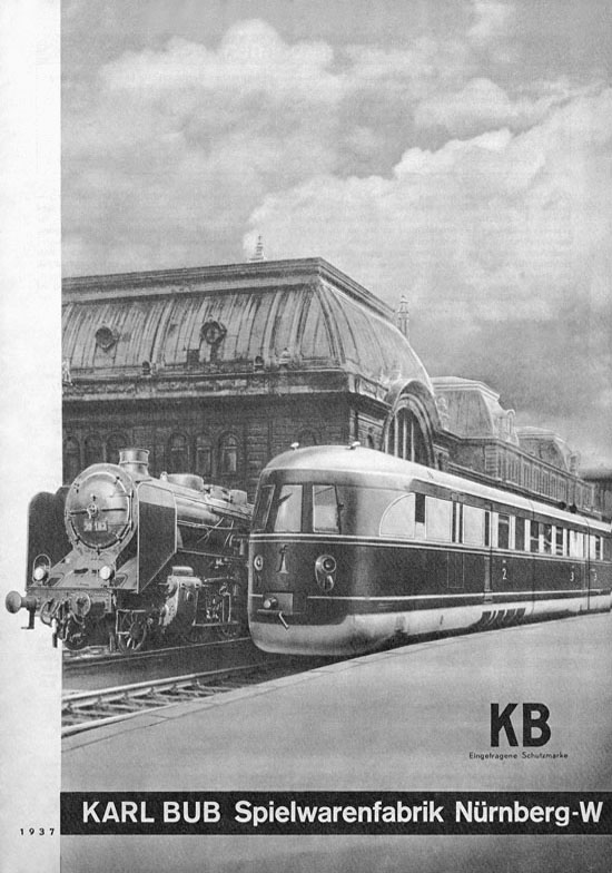 Karl Bub Spielwarenfabrik Nürnberg Katalog 1937