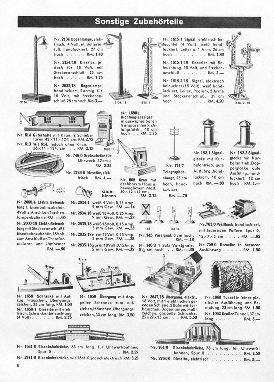 Karl Bub Spielwarenfabrik Nürnberg Katalog 1939