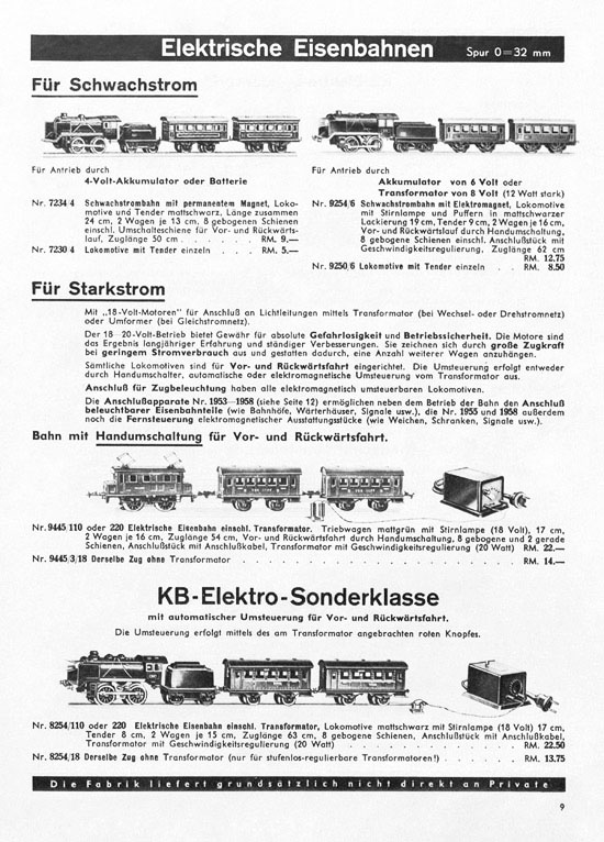 Karl Bub Spielwarenfabrik Nürnberg Katalog 1939