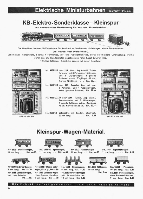 Karl Bub Spielwarenfabrik Nürnberg Katalog 1939