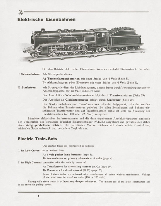 Karl Bub Spielwarenfabrik Nürnberg Katalog 1933