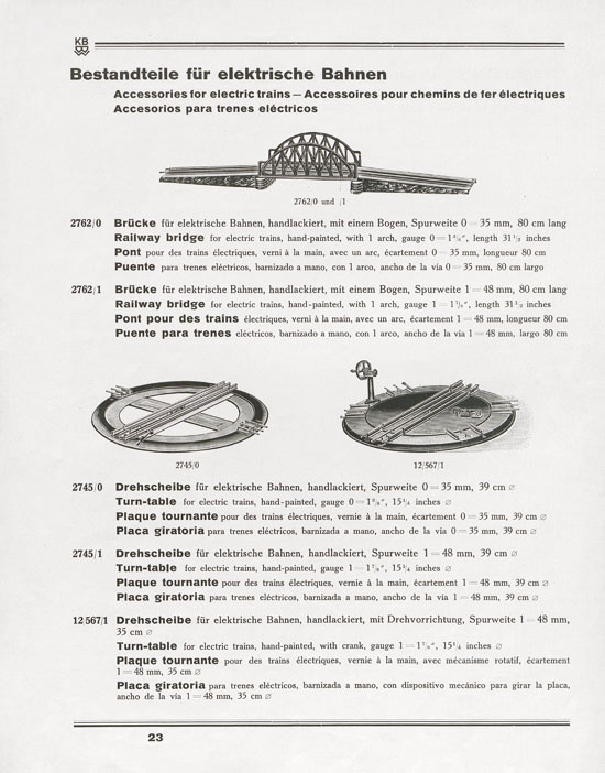 Karl Bub Spielwarenfabrik Nürnberg Katalog 1933