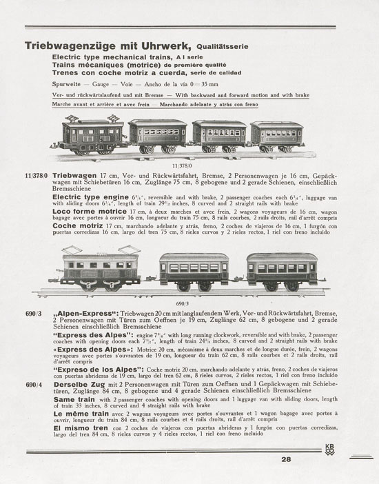 Karl Bub Spielwarenfabrik Nürnberg Katalog 1933