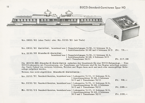 Buco Katalog 1955-1956