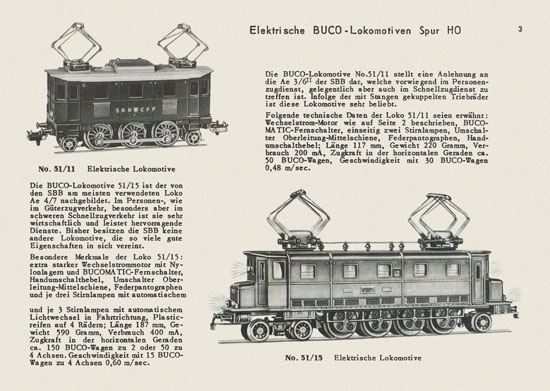 Buco Katalog 1956-1957