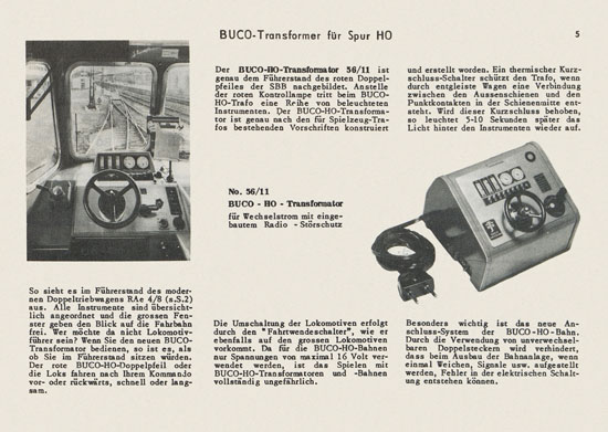 Buco Katalog 1956-1957