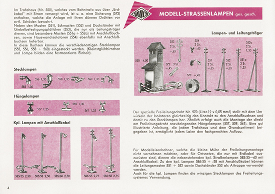 Busch Modelle Katalog 1962-1963