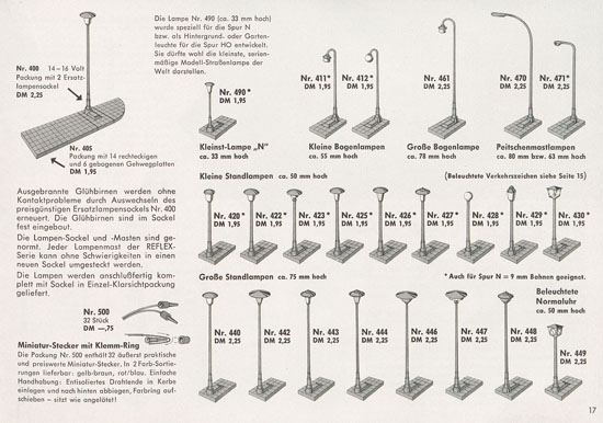 Busch Modelle Katalog 1966-1967