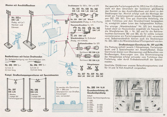 Busch Modelle Katalog 1966-1967