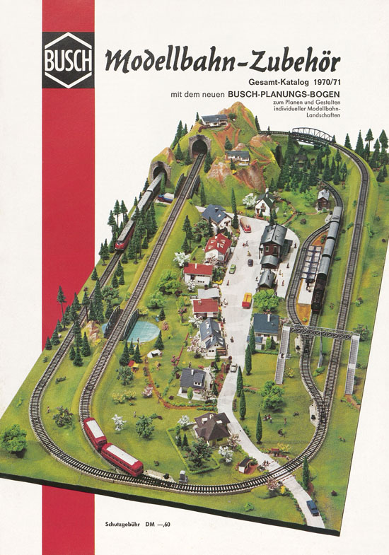 Busch Modellbahn-Zubehör Gesamtkatalog 1970-1971