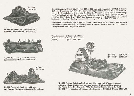 Busch Modell-Katalog 1960-1961