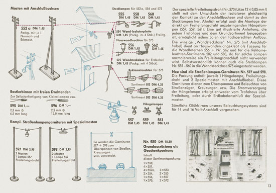 Busch Modelle Katalog 1965-1966