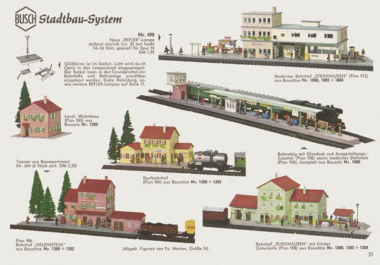 Busch Modelle Katalog 1965-1966