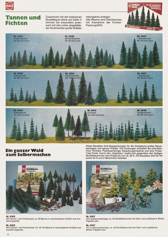 Busch Modellbahn-Hobby Katalog 1978-1979