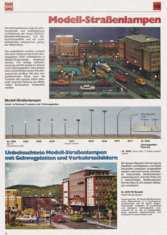 Busch Modellbahn-Hobby Katalog 1978-1979