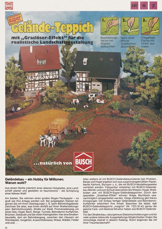 Busch Modellbahn-Hobby Katalog 1978-1979