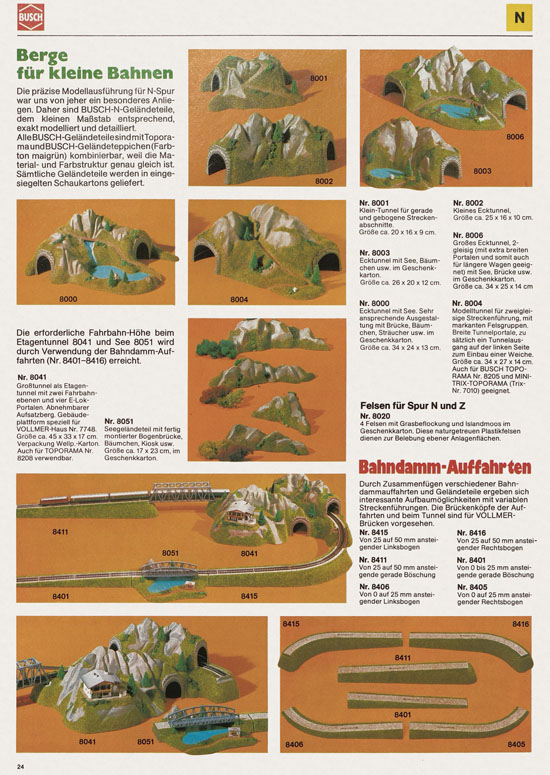 Busch Modellbahn-Hobby Katalog 1978-1979