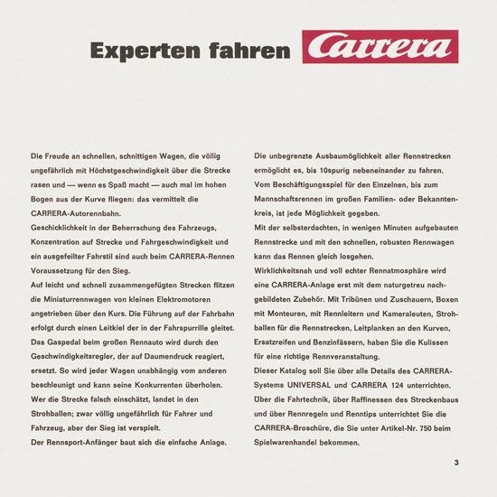 Carrera Katalog 1967-1968