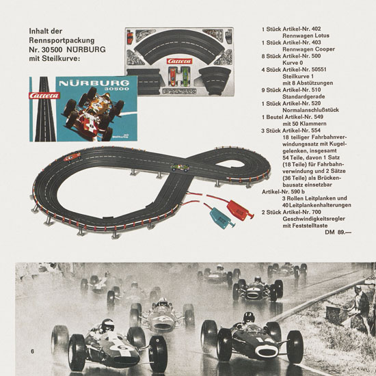 Carrera Katalog 1967-1968