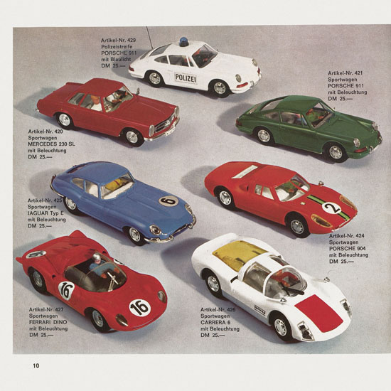 Carrera Katalog 1967-1968