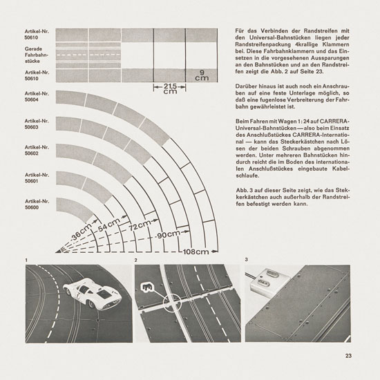 Carrera Katalog 1967-1968