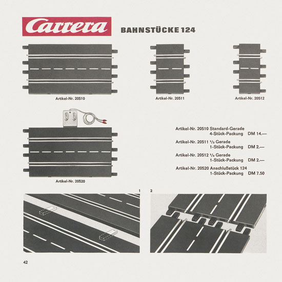 Carrera Katalog 1967-1968