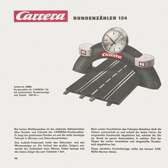 Carrera Katalog 1967-1968