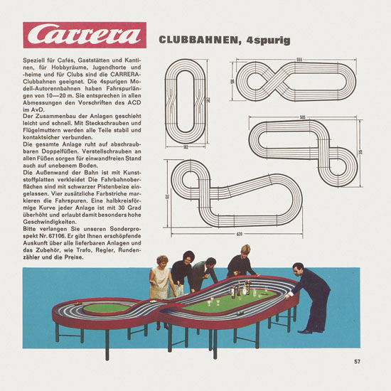 Carrera Katalog 1967-1968