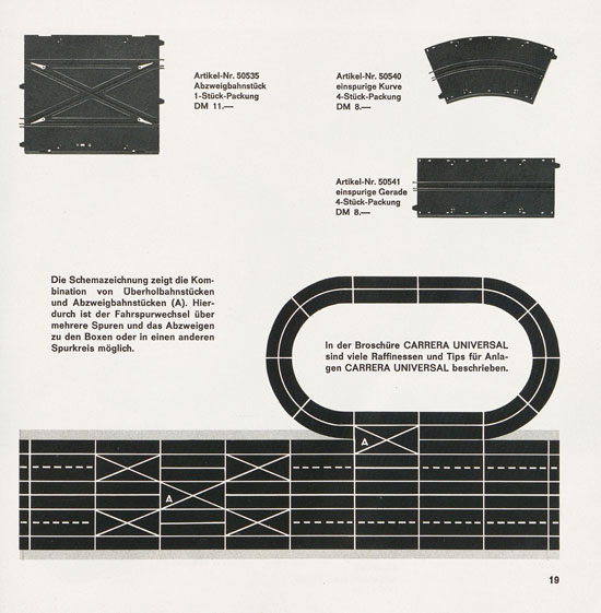 Carrera Katalog 1968-1969