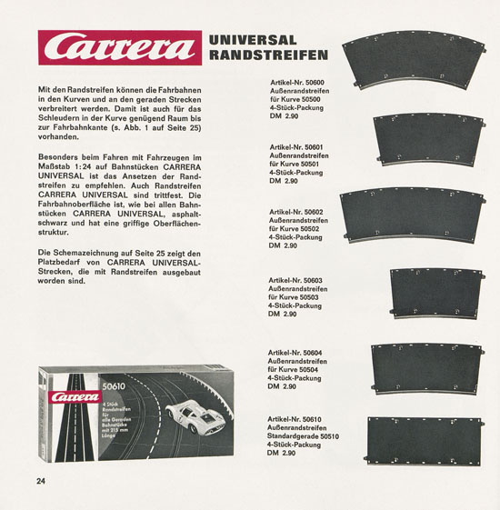 Carrera Katalog 1968-1969