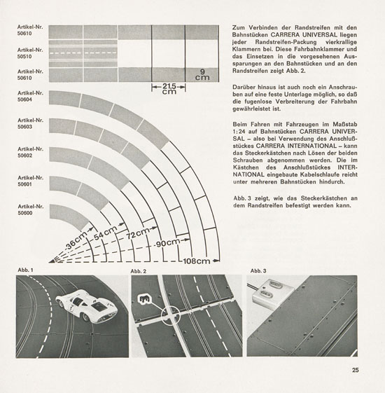 Carrera Katalog 1968-1969