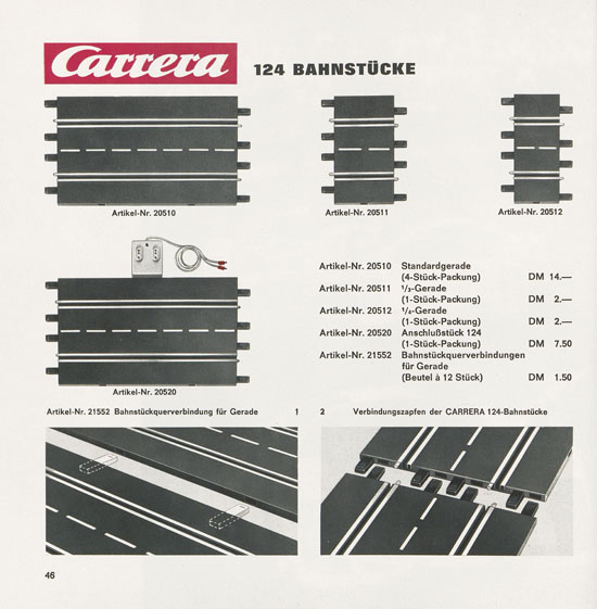 Carrera Katalog 1968-1969