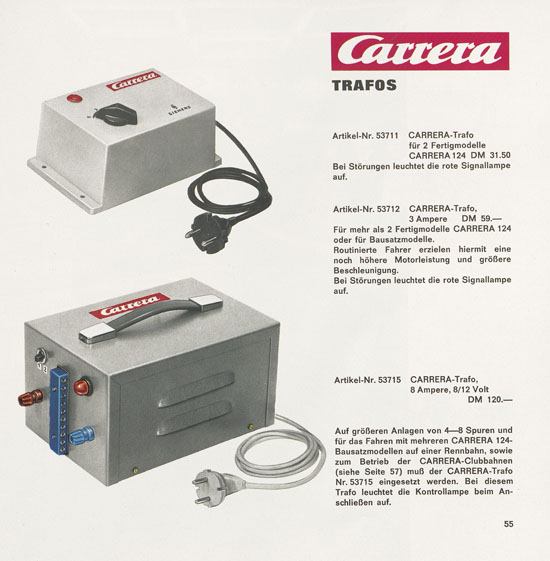 Carrera Katalog 1968-1969