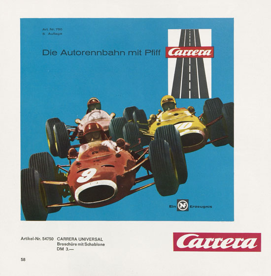 Carrera Katalog 1968-1969