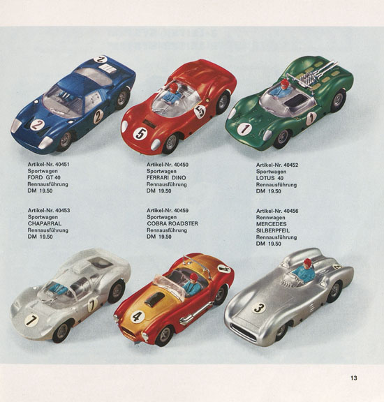 Carrera Katalog 1969-1970