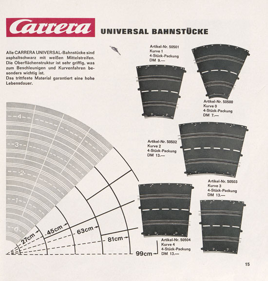 Carrera Katalog 1969-1970