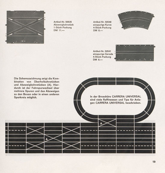 Carrera Katalog 1969-1970