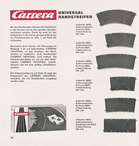 Carrera Katalog 1969-1970