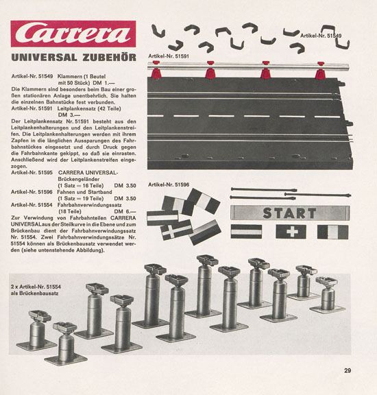 Carrera Katalog 1969-1970