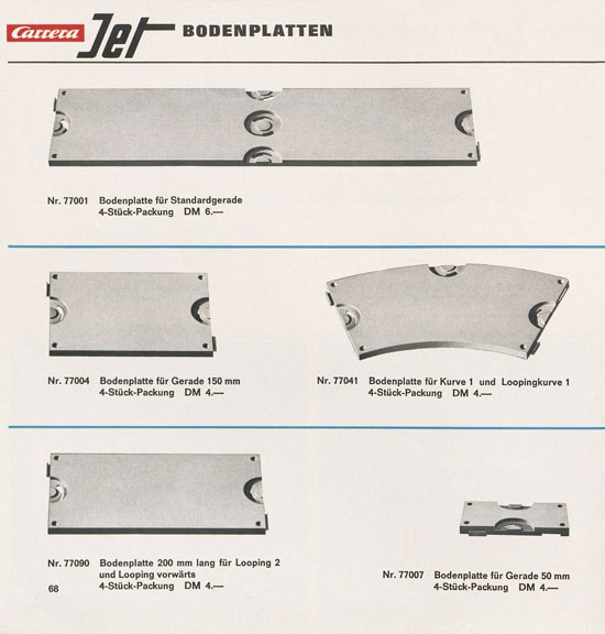 Carrera Katalog 1969-1970