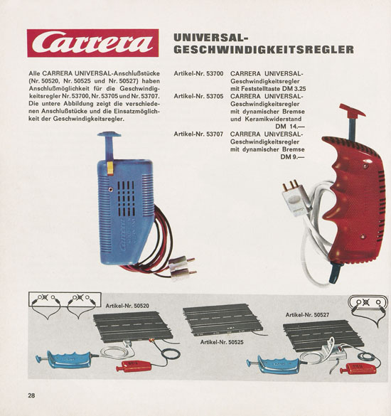 Carrera Katalog 1970-1971