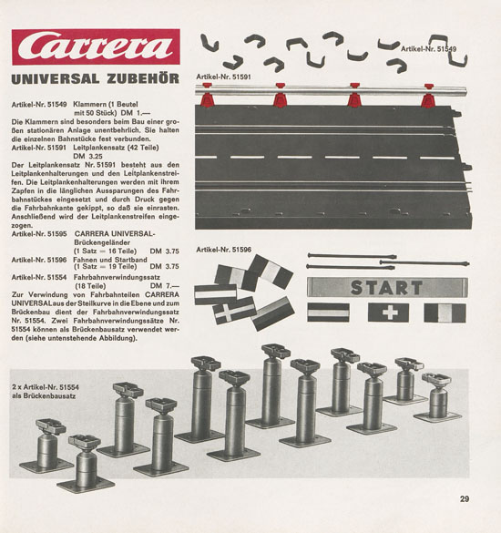 Carrera Katalog 1970-1971