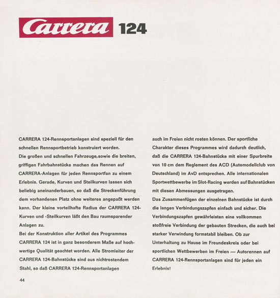 Carrera Katalog 1970-1971